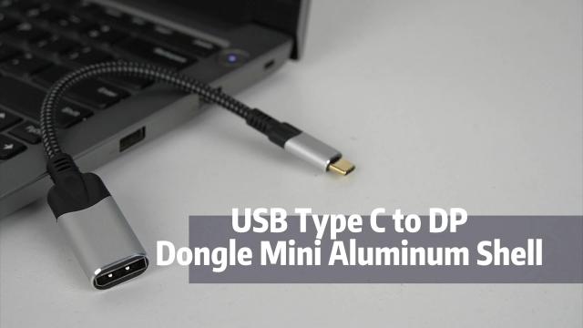 Адаптер VCom USB Type-C (м) към DisplayPort (ж)