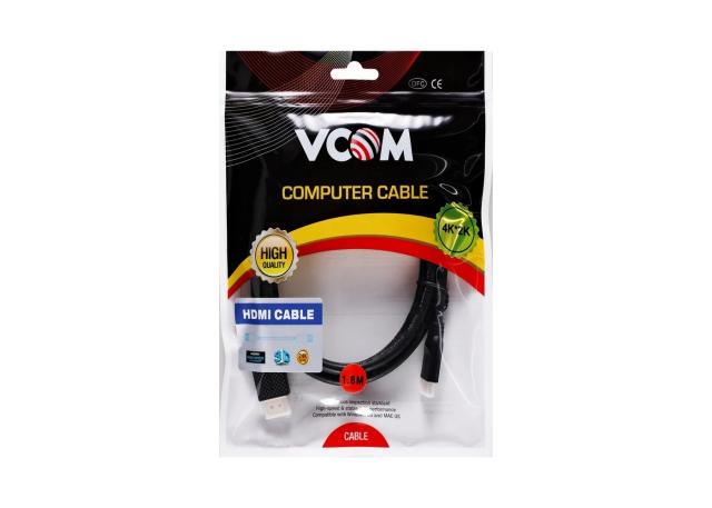 Кабел VCom HDMI (м) към HDMI Mini (м) v2.0, 1.8m
