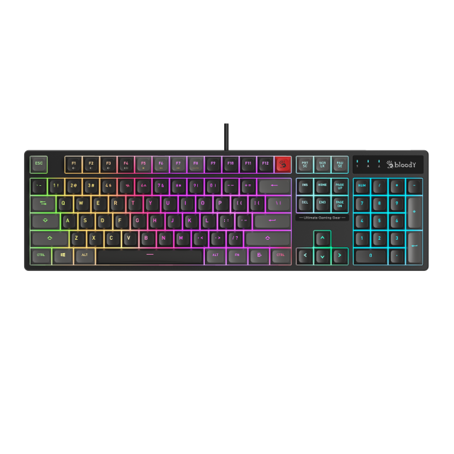 Геймърска клавиатура A4Tech Bloody B230N Black Neon Backlit