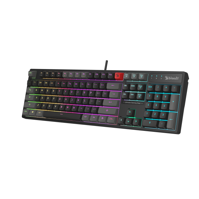 Геймърска клавиатура A4Tech Bloody B230N Black Neon Backlit