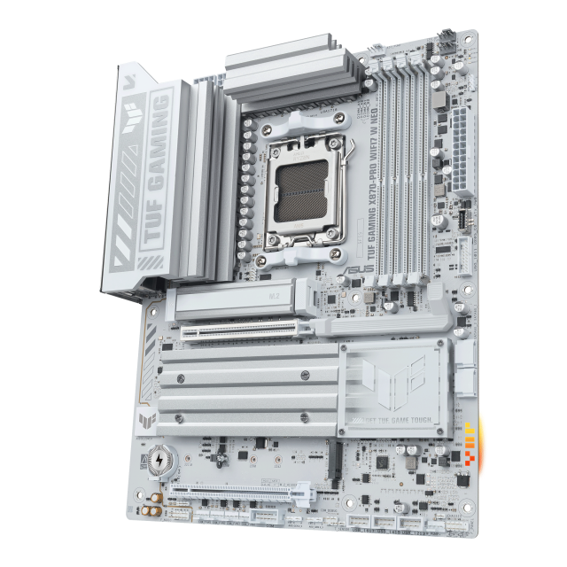 Дънна платка ASUS TUF GAMING X870-PRO WIFI7 W NEO, AM5, 4x DDR5, 4x M.2, 2x SATA 6Gb/s, Wi-Fi7+BT4.0, 1x 5Gb Ethernet, HDMI, ATX