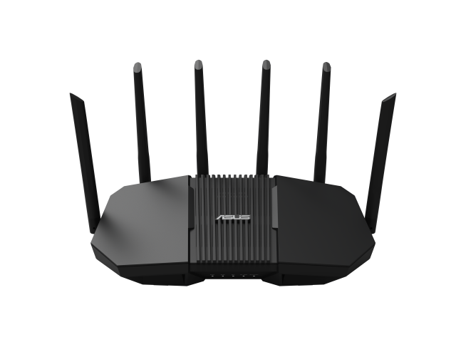 Рутер ASUS RT-BE90U Tri-Band WiFi7 BE9400 (802.11be), Ai Mesh, 2.4/5/6GHz, 3 x 2.5 Gbps LAN, 1x 2.5 Gbps WAN, 1x USB3.0