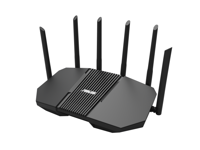 Рутер ASUS RT-BE90U Tri-Band WiFi7 BE9400 (802.11be), Ai Mesh, 2.4/5/6GHz, 3 x 2.5 Gbps LAN, 1x 2.5 Gbps WAN, 1x USB3.0