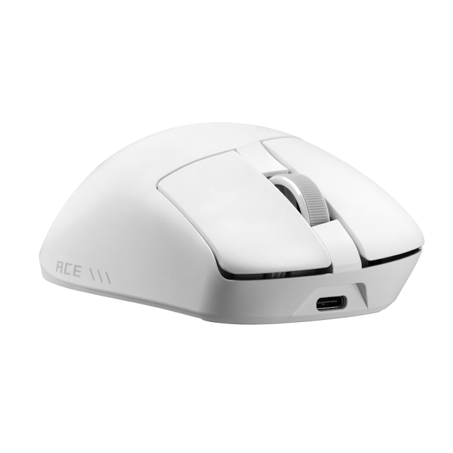  Геймърска мишка ASUS ROG Gladius IV Ace, оптична (42000 dpi), Wireless /Bluetooth, USB, Бял
