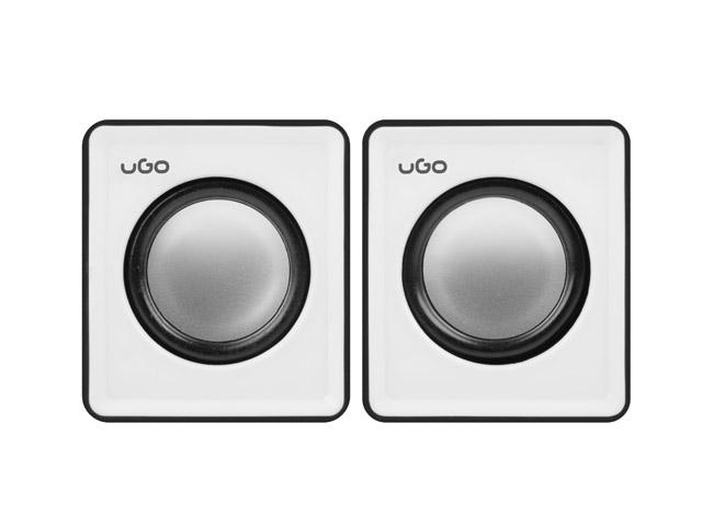 Тонколони uGo Speakers 2.0 office 6W RMS Black-white