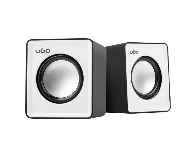Тонколони uGo Speakers 2.0 office 6W RMS Black-white
