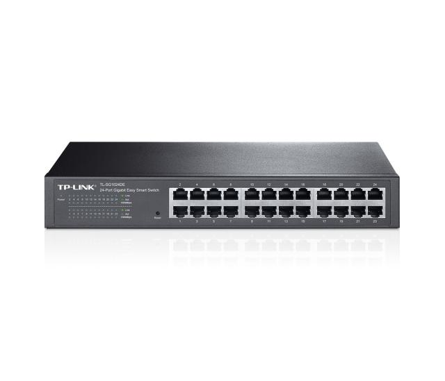 Суич TP-LINK TL-SG1024DE, 24x 10/100/1000Mbps, управляем