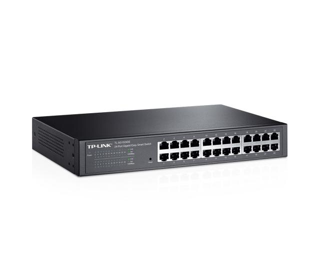 Суич TP-LINK TL-SG1024DE, 24x 10/100/1000Mbps, управляем