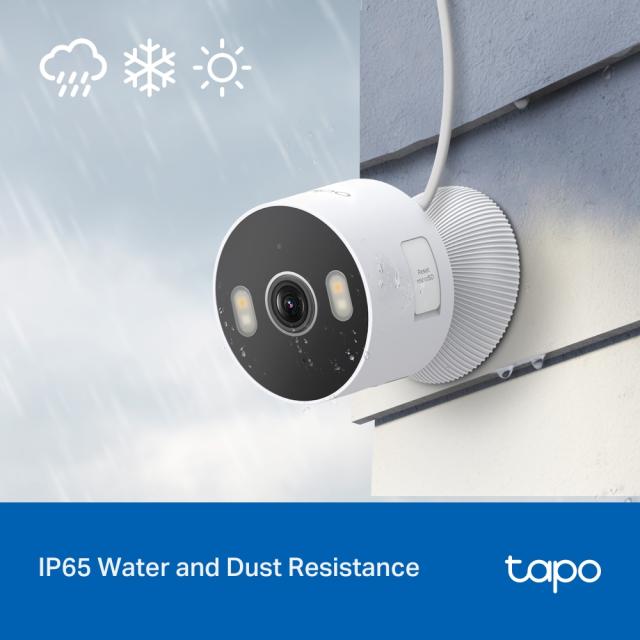 IP камера TP-Link Tapo C113, 2K QHD, 3MP, аудио, Wi-Fi, MicroSD, външна/вътрешна камера