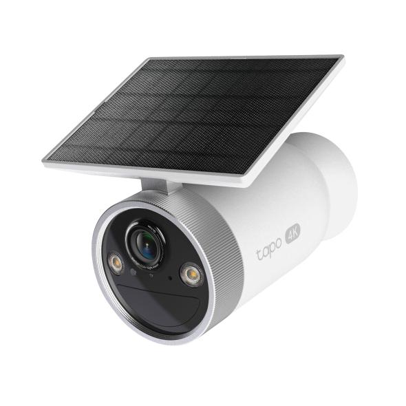 IP камера TP-Link Tapo C465 с вграден слънчев панел, 8MPix (3840x2160@15fps), IR осветеност, външна IP65, Wi-Fi, microSD, микрофон и говорител