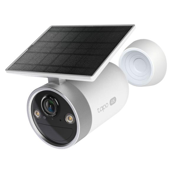 IP камера TP-Link Tapo C465 с вграден слънчев панел, 8MPix (3840x2160@15fps), IR осветеност, външна IP65, Wi-Fi, microSD, микрофон и говорител