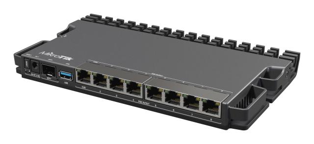 Рутер Mikrotik RB5009UPr+S+IN, 7х 10/100/1000 LAN, 1x 100/1000/2500 LAN, PoE, 1x SFP+, USB