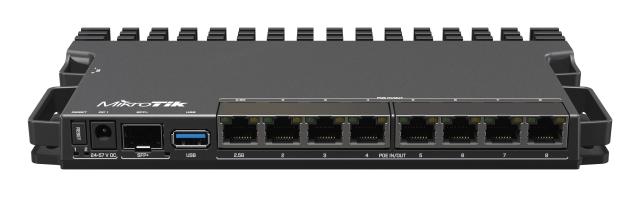 Рутер Mikrotik RB5009UPr+S+IN, 7х 10/100/1000 LAN, 1x 100/1000/2500 LAN, PoE, 1x SFP+, USB