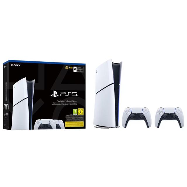 Конзола Sony PlayStation 5 (Slim) Digital + DualSense Bundle