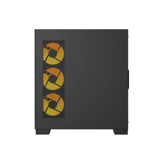 Кутия Darkflash K430 Black, Middle Tower, 1x USB 2.0, 1x USB 3.0, 1x USB Type-C 3.2 Gen 2, HD Audio, ATX / mATX / Mini-ITX