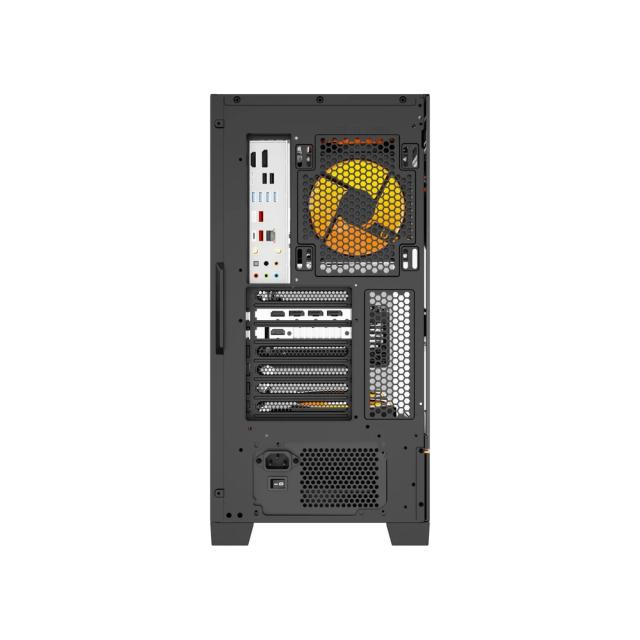 Кутия Darkflash K430 Black, Middle Tower, 1x USB 2.0, 1x USB 3.0, 1x USB Type-C 3.2 Gen 2, HD Audio, ATX / mATX / Mini-ITX