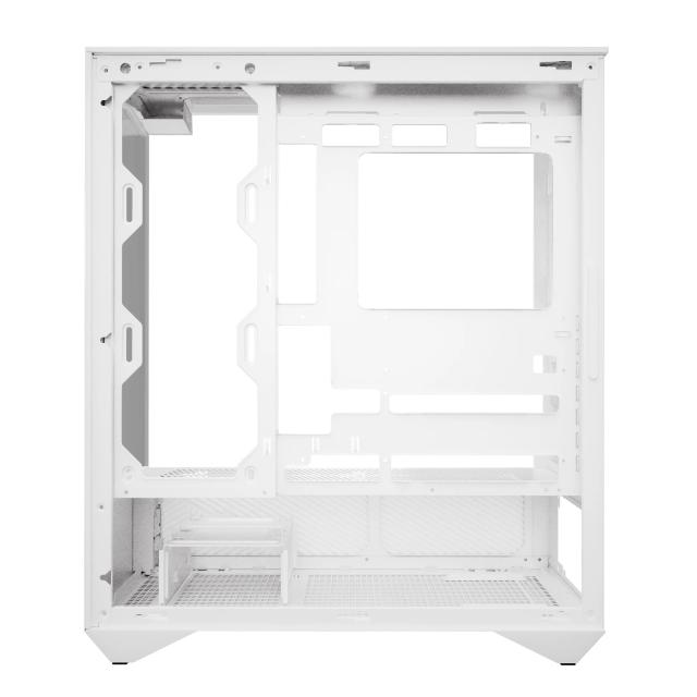 Kутия Darkflash DY460 White, Middle Tower, 1x USB 3.2, 2x USB 3.0, 1x HD Audio, ATX / mATX / Mini-ITX