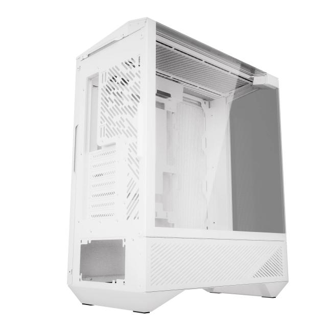 Kутия Darkflash DY460 White, Middle Tower, 1x USB 3.2, 2x USB 3.0, 1x HD Audio, ATX / mATX / Mini-ITX