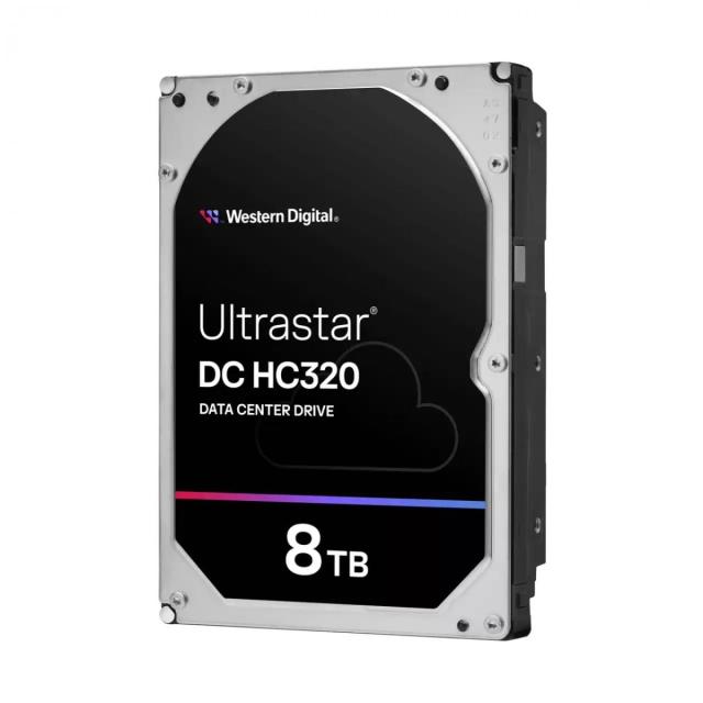 Твърд диск Western Digital HGST Ultrastar DC HC320, 8TB SAS 12Gb/s, 7 200 rpm, 256MB, 512e sector size(Secure Erase), 3.5" (8.89 cm)