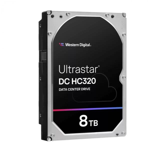 Твърд диск Western Digital HGST Ultrastar DC HC320, 8TB SAS 12Gb/s, 7 200 rpm, 256MB, 512e sector size(Secure Erase), 3.5" (8.89 cm)