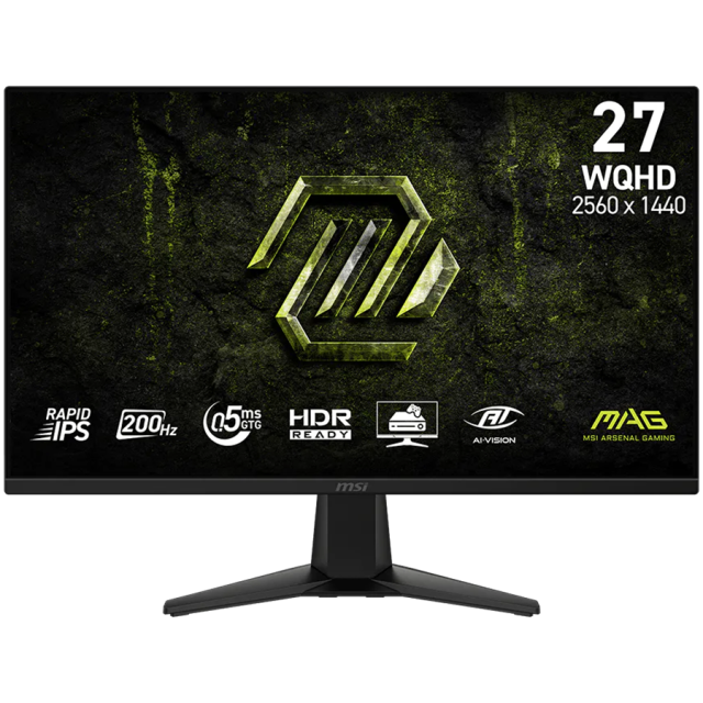 Монитор MSI MAG 275F E20, 27.0" (68.58 cm) FHD IPS Anti-glare Panel, 200Hz, 0.5ms, 300 cd/m², HDMI, DP