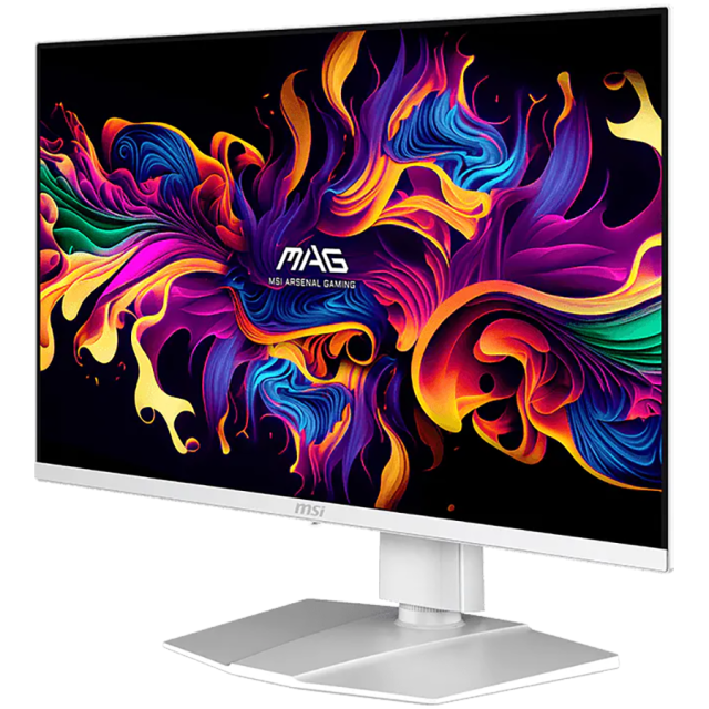 Монитор MSI MAG 272QPW QD-OLED X28, 26.5" (67.31 cm) WQHD Anti-Reflection Panel, 280Hz, 0.03ms, 1500000:1, 1000cd/m2, DisplayPort, HDMI, USB Type-C, White