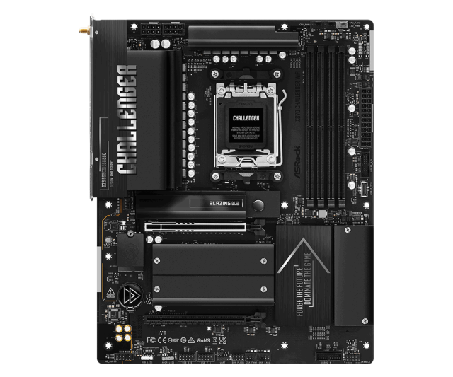 Дънна платка ASRock X870 CHALLENGER WIFI7, AM5, 4x DDR5, 4x M.2 NVMe SSD, 2x SATA3 6.0 Gb/s, HDMI, ATX