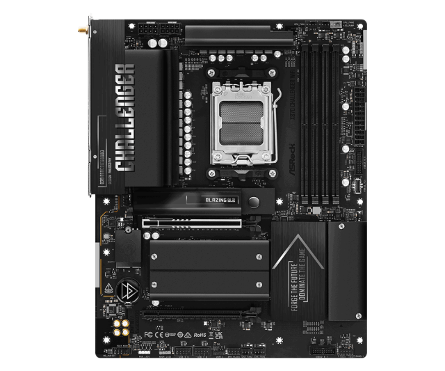 Дънна платка ASRock X870 CHALLENGER WIFI7, AM5, 4x DDR5, 4x M.2 NVMe SSD, 2x SATA3 6.0 Gb/s, HDMI, ATX