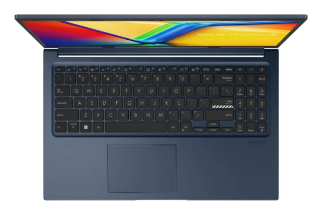 Лаптоп ASUS Vivobook 15 2026 X1504VA-BQ5718, Intel Core 3 100U 6C (0.9 / 4.7 GHz, 10MB Cache), 15.6'' (39.62 cm) FHD IPS Anti-Glare Display, Intel UHD Graphics, 8GB DDR5, 256GB M.2 NVMe SSD, No OS
