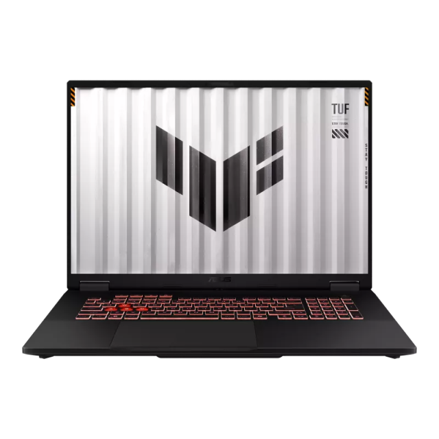 Лаптоп ASUS TUF Gaming A18 2025 FA808UP-S8020, AMD Ryzen 7 260 8C (3.8 / 5.1 GHz, 16MB Cache), 18.0" (45.72 cm) WUXGA IPS Anti-glare Display, NVIDIA GF RTX5070 8GB GDDR7 DLSS4, 16GB DDR5, 512GB M.2 NVMe SSD, No OS