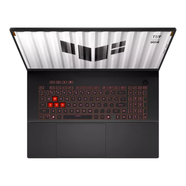Лаптоп ASUS TUF Gaming A18 2025 FA808UP-S8020, AMD Ryzen 7 260 8C (3.8 / 5.1 GHz, 16MB Cache), 18.0" (45.72 cm) WUXGA IPS Anti-glare Display, NVIDIA GF RTX5070 8GB GDDR7 DLSS4, 16GB DDR5, 512GB M.2 NVMe SSD, No OS
