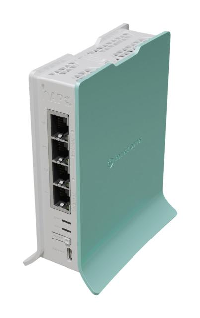 Рутер MikroTik L41G-2axD, AX600, 2.4GHz (574 Mb/s), Wireless AX, 4x LAN 10/100/1000