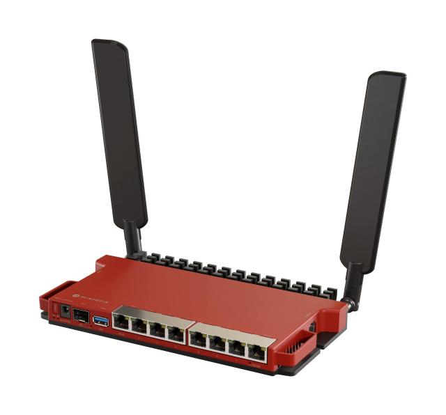 Рутер MikroTik L009UiGS-2HaxD-IN, 8х 10/100/1000 LAN, 1x SFP, PoE, USB