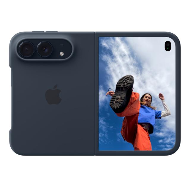 Гръб за Apple iPhone Duo, Navy Blue