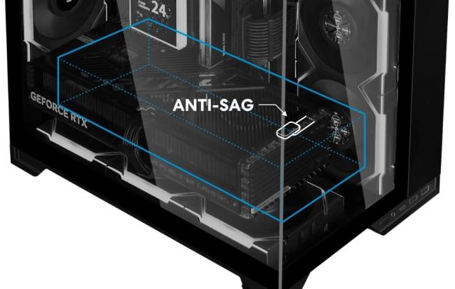 Кутия Lian-Li O11 Vision-M Black, Mini Tower, 2x USB 3.0 Type-A, 1x USB Type-C, 1x HD Audio, mATX, Mini-ITX