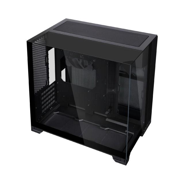 Кутия Lian-Li O11 Vision-M Black, Mini Tower, 2x USB 3.0 Type-A, 1x USB Type-C, 1x HD Audio, mATX, Mini-ITX