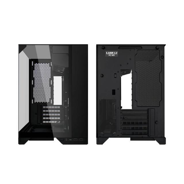 Кутия Lian-Li O11 Vision-M Black, Mini Tower, 2x USB 3.0 Type-A, 1x USB Type-C, 1x HD Audio, mATX, Mini-ITX