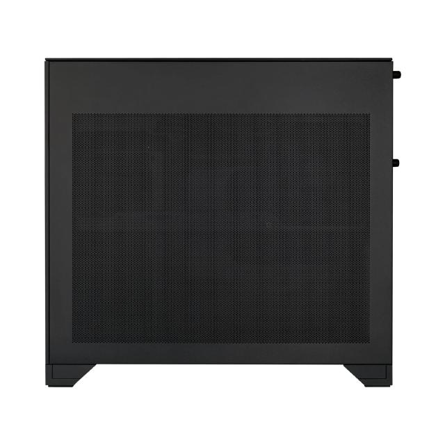 Кутия Lian-Li O11 Vision-M Black, Mini Tower, 2x USB 3.0 Type-A, 1x USB Type-C, 1x HD Audio, mATX, Mini-ITX