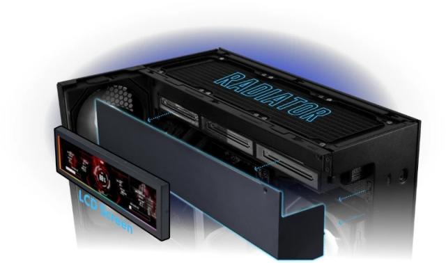 Кутия Lian-Li O11 Vision-M Black, Mini Tower, 2x USB 3.0 Type-A, 1x USB Type-C, 1x HD Audio, mATX, Mini-ITX