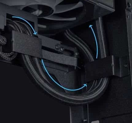 Кутия Lian-Li O11 Vision-M Black, Mini Tower, 2x USB 3.0 Type-A, 1x USB Type-C, 1x HD Audio, mATX, Mini-ITX