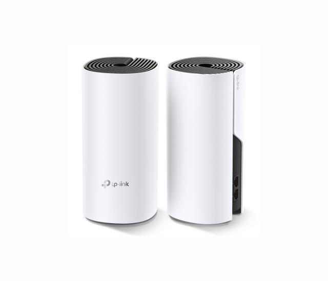 Мрежови комплект TP-Link Deco M4(2-pack), AC1200, MU-MIMO, 2.4 / 5 GHz (300 + 867 Mbps), Wireless AC, Bluetooth