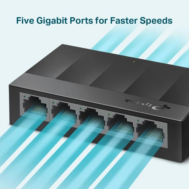 Суич TP-Link LS1005G, 5x 10/100/1000Mbps