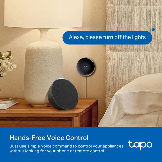 Смарт контролер TP-Link Tapo H110, Smart IR & IoT хъб, поддържа 18 типа устройства и над 8000 марки, звънец, Wi-Fi, черен