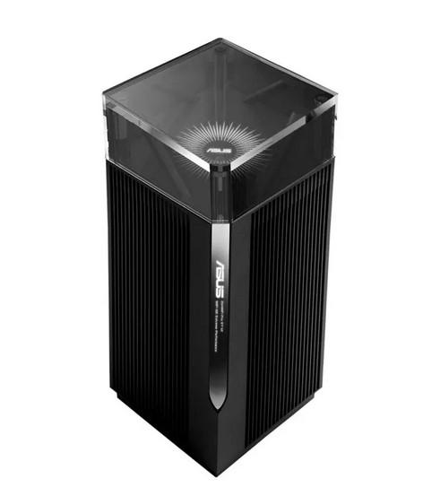 Мрежеста система Asus ZenWiFi Pro ET12 WiFi 6E, (1 pack) Wireless-AXE11000 Tri Band, 11000Mbs, 2.4 GHz (1148 Mbps)/ 5.0 GHz (4804 Mbps)/ 6.0 GHz (4804 Mbps), 1x WAN 2.5G, 1x LAN 2.5G, 2x LAN 10/100/1000, 10 вътрешни антени