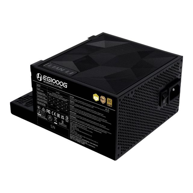 Захранване Lian Li EG1000G 1000W, Active PFC, PCIe 5.1, ATX 3.1, USB Hub included, 80 Plus Gold, Fully modular