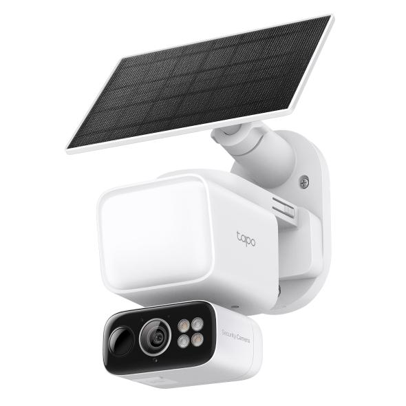 IP камера TP-Link Tapo C615F KIT с включен слънчев панел, 3MPix (2304x1296@20fps), IR осветеност (до 10m), външна IP65, Wi-Fi, microSD слот, двупосочен говорител
