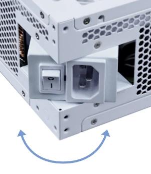 Захранване Lian Li RS1000G 1000W, Active PFC, PCIe 5.1, ATX 3.1, 80 Plus Gold, Fully modular