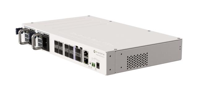 Суич Mikrotik CRS510-8XS-2XQ-IN, 11 порта, 1x 10/100Mbps RJ-45, 2x 100G QSFP28, 8x 25G SFP28