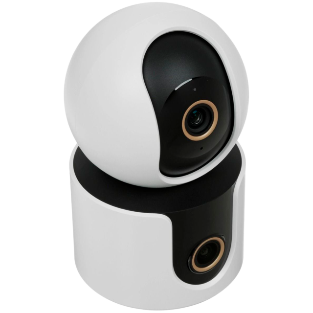 IP камера Xiaomi C500 Dual, 2x 4MPix(2560x1440), H.265, IR, безжична, Bluetooth, Wi-Fi, MicroSD, микрофон, говорител