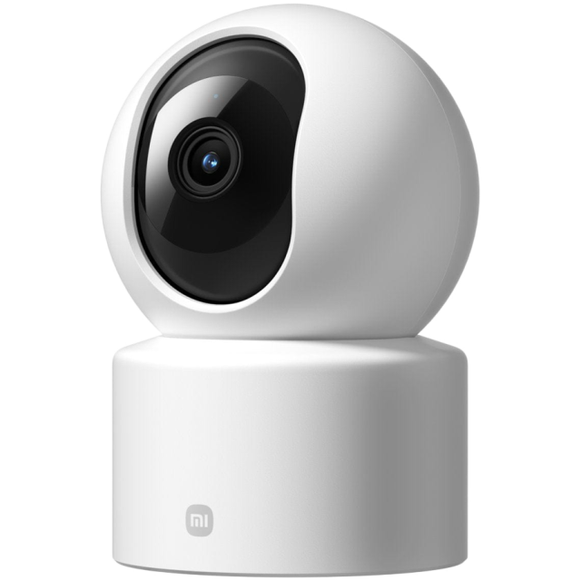 IP камера Xiaomi Smart Camera C201, 2Mpix(1920x1080) 1080p, 360°, Wi-Fi 6, AI разпознаване, нощно виждане, двупосочно аудио, бяла